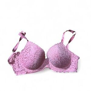 Elegant Lace Bra in Soft Pink